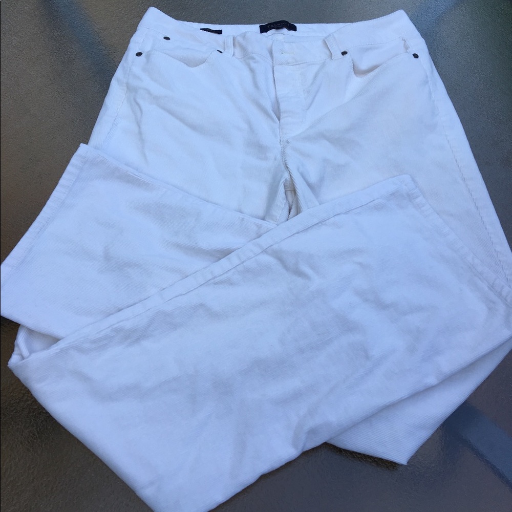 NWOT: Talbots "Winter White" Curvy Corduroys 🍁